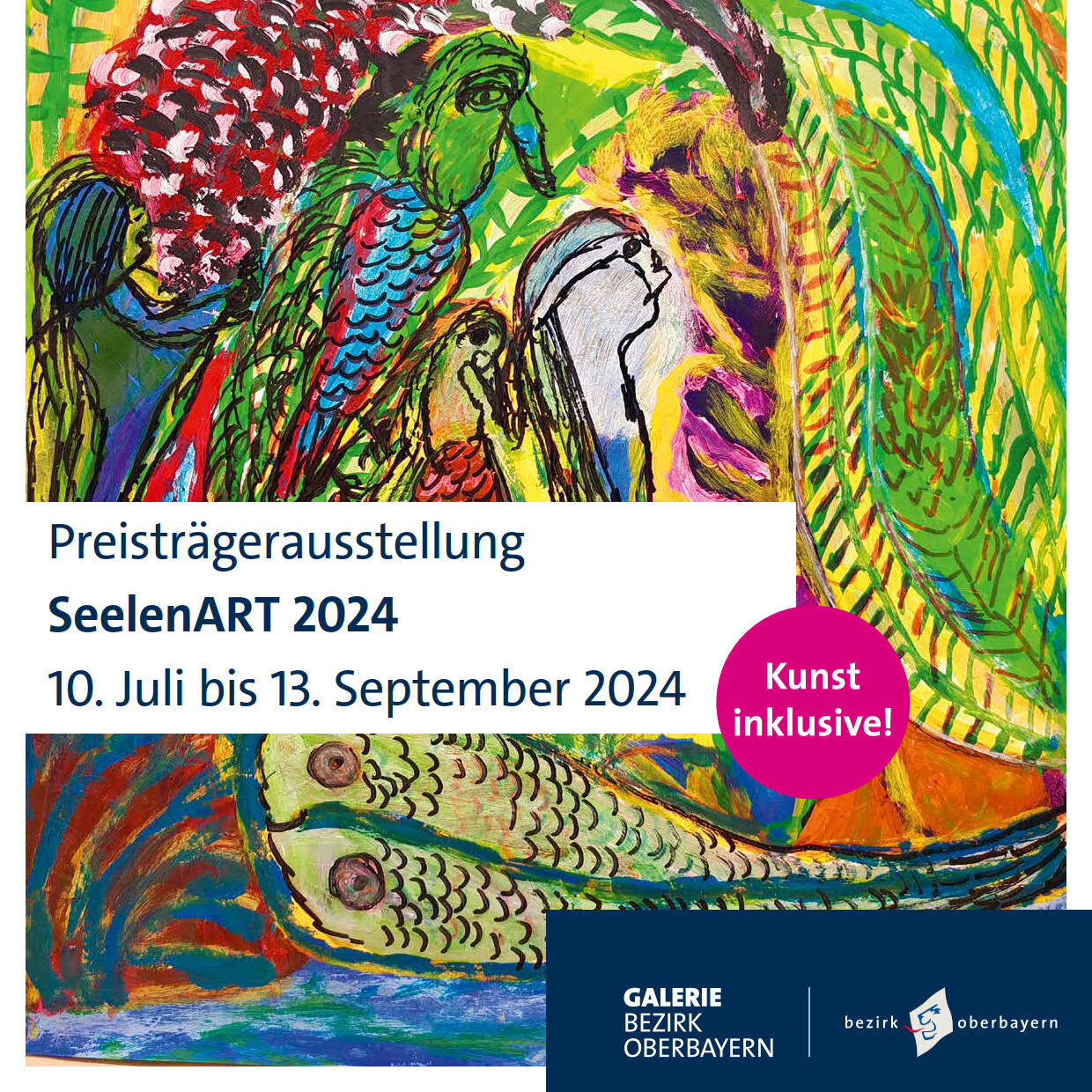 Flyer SeelenART Kunstförserpreis 2024